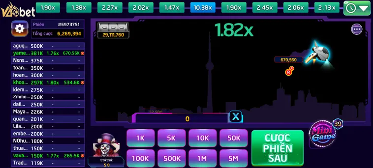 Trải Nghiệm Đỉnh Cao Với Game Nhanh Aviator Tại VaoBet Siêu Hấp Dẫn