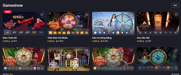 Trải Nghiệm Đỉnh Cao Cùng Table Game Game Shows Tại VaoBet Siêu Hấp Dẫn