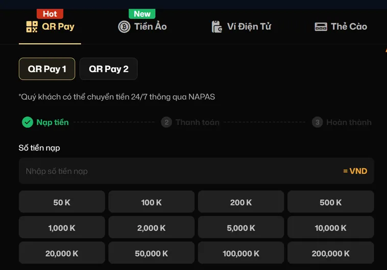 Nạp Tiền VaoBet Trải Nghiệm Cá Cược Đỉnh Cao Với Vô Vàn Ưu Đãi Hấp Dẫn